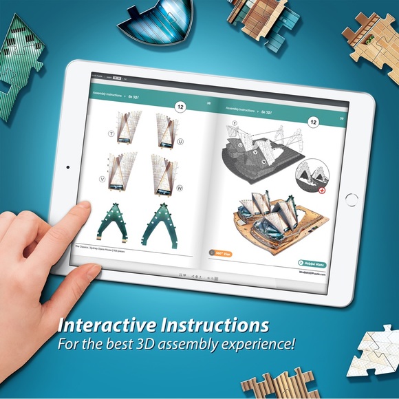 Wrebbit 3D Puzzle Sydney Opera House - Picture 9 of 10